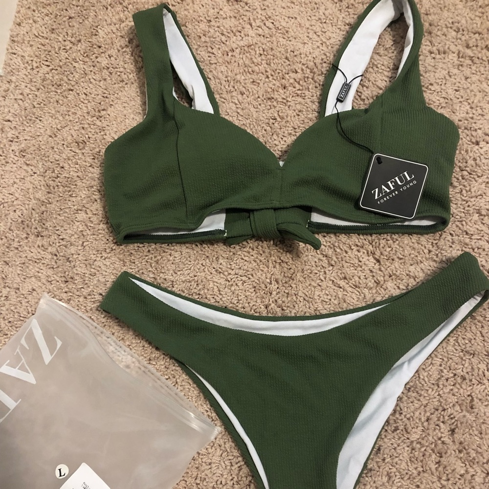 ZAFUL green bikini